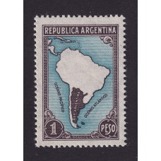 ARGENTINA 1935 GJ 791 ESTAMPILLA NUEVA MINT FILIGRANA LADO MAYOR U$ 19,50